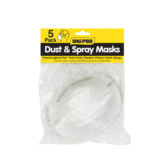 UNi-PRO Dust Masks 5 Pack - Fresh at Home
