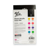 Fluro Acrylic Paint Set Premium 8pc x 36ml