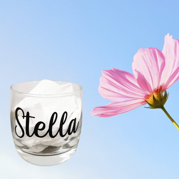 Personalised Glass - First name - Fresh at Home
