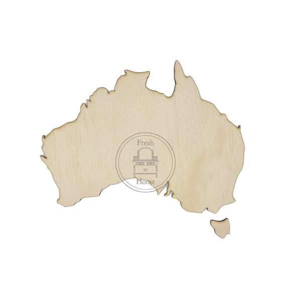 Australia - Wooden Blank - Fresh at Home