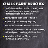 UNi-PRO Chalk Oval Brush 35mm - Fresh at Home