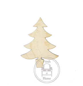 Christmas Tree - Wooden Blank - Design A - Fresh at Home