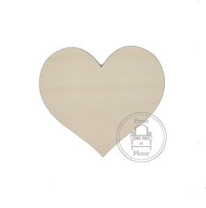 Love Heart - Wooden Blank - Fresh at Home