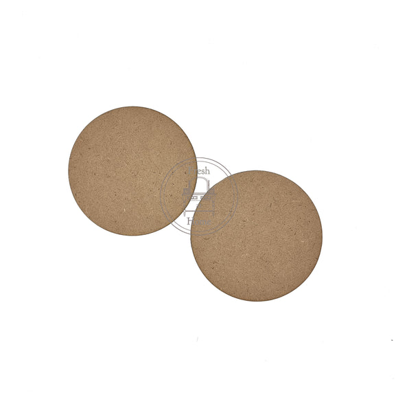3mm Round MDF Blank - Various Sizes - Fresh at Home