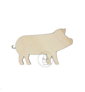 Pig - Wooden Blank - Fresh at Home