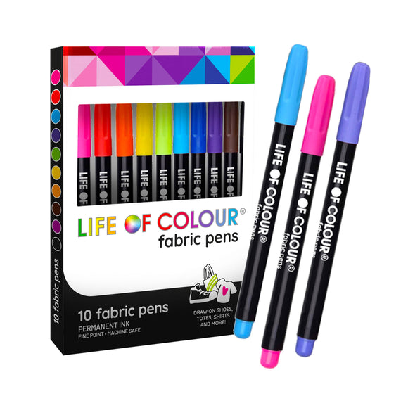 Fabric Pens 10-pack