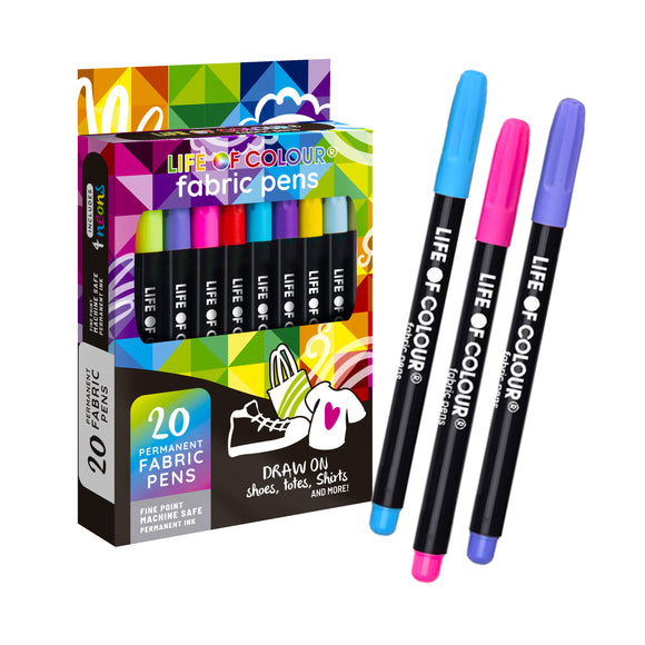Fabric Pens 20-pack
