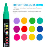 Bright Colours Paint Pens - Medium Tip