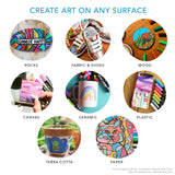 Fluro Colour Paint Pens – Medium Tip